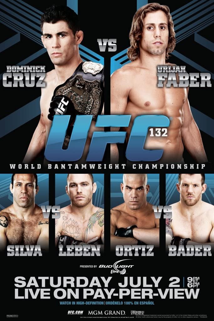 UFC 132 Cruz Vs. Faber 2 Keychain