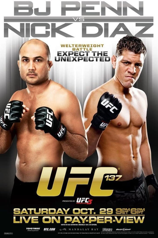 UFC 137 Penn Vs. Diaz Keychain