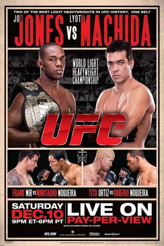 UFC 140 Jones Vs. Machida Keychain