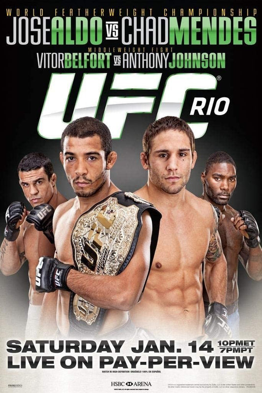 UFC 142 Aldo Vs. Mendes Jigsaw Puzzle