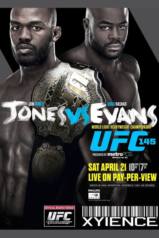 UFC 145 Jones Vs. Evans Keychain