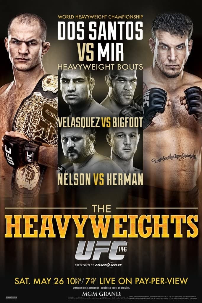 UFC 146 Dos Santos Vs. Mir Keychain