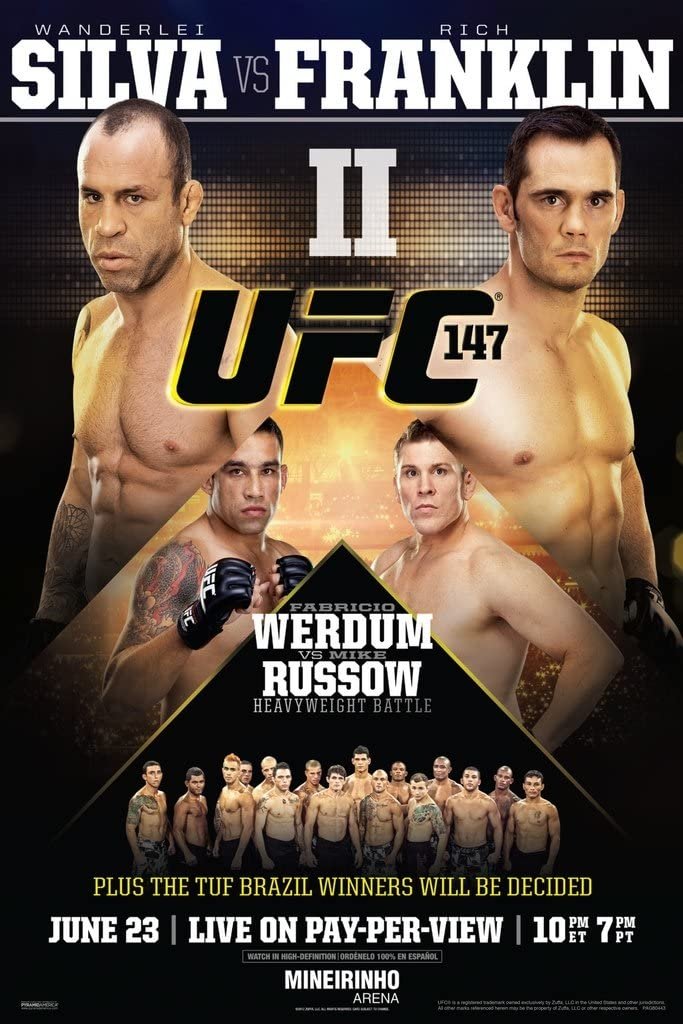 UFC 147 Silva Vs. Franklin Ii Poster Print