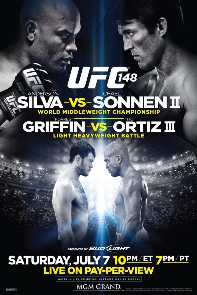 UFC 148 Silva Vs. Sonnen Ii Keychain