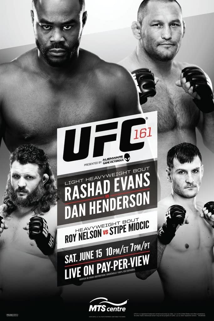 UFC 161 Evans Vs. Henderson Keychain