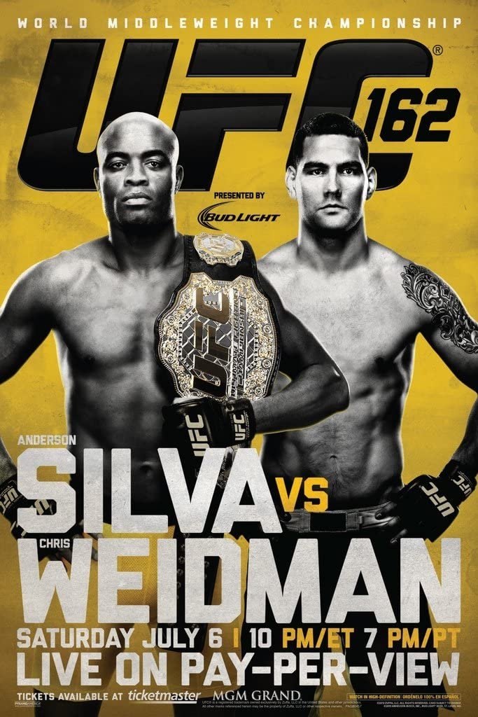 UFC 162 Silva Vs. Weidman Poster Print