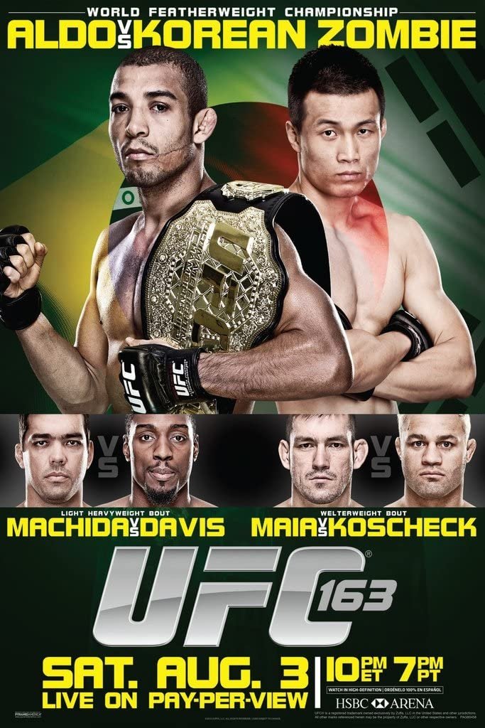 UFC 163 Aldo Vs Korean Zombie Keychain