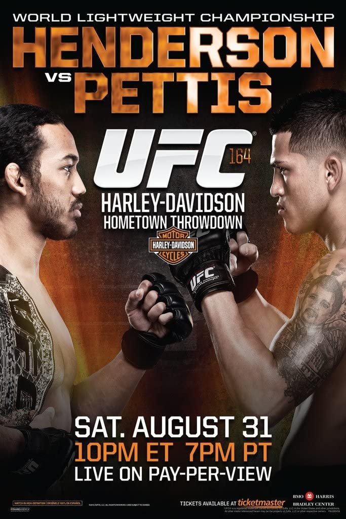 UFC 164 Henderson Vs. Pettis 2 Keychain