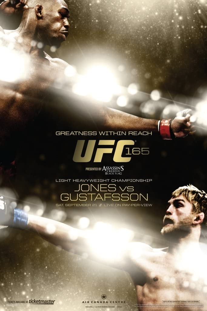 UFC 165 Jones Vs. Gustafsson Keychain