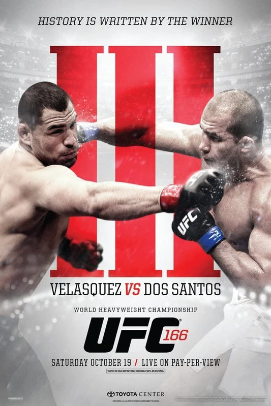 UFC 166 Velasquez Vs. Dos Santos Iii Poster Print