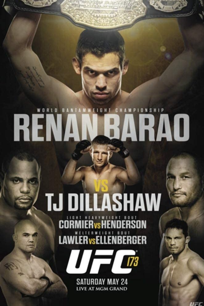 UFC 173 Barao Vs. Dillashaw Poster Print