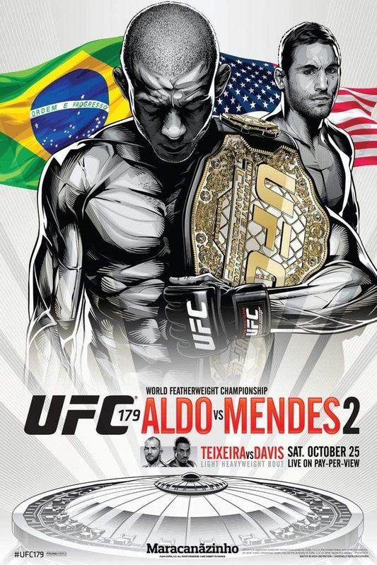 UFC 179 Aldo Vs. Mendes 2 Poster Print