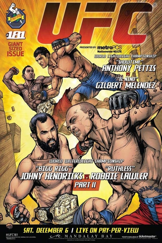 UFC 181 Hendricks Vs. Lawler Ii Keychain