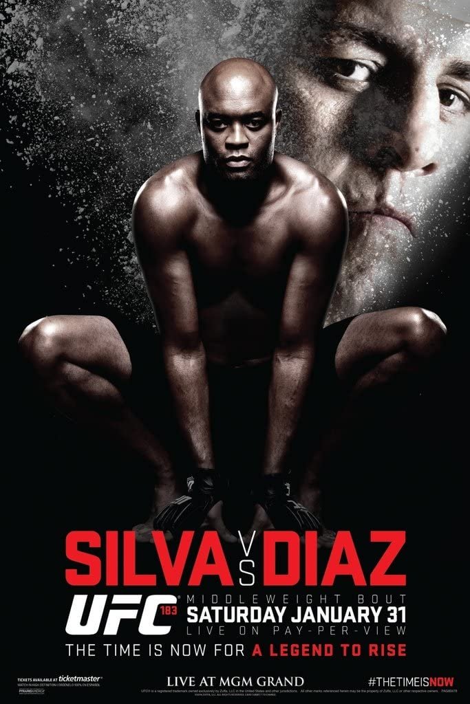 UFC 183 Silva Vs. Diaz Keychain