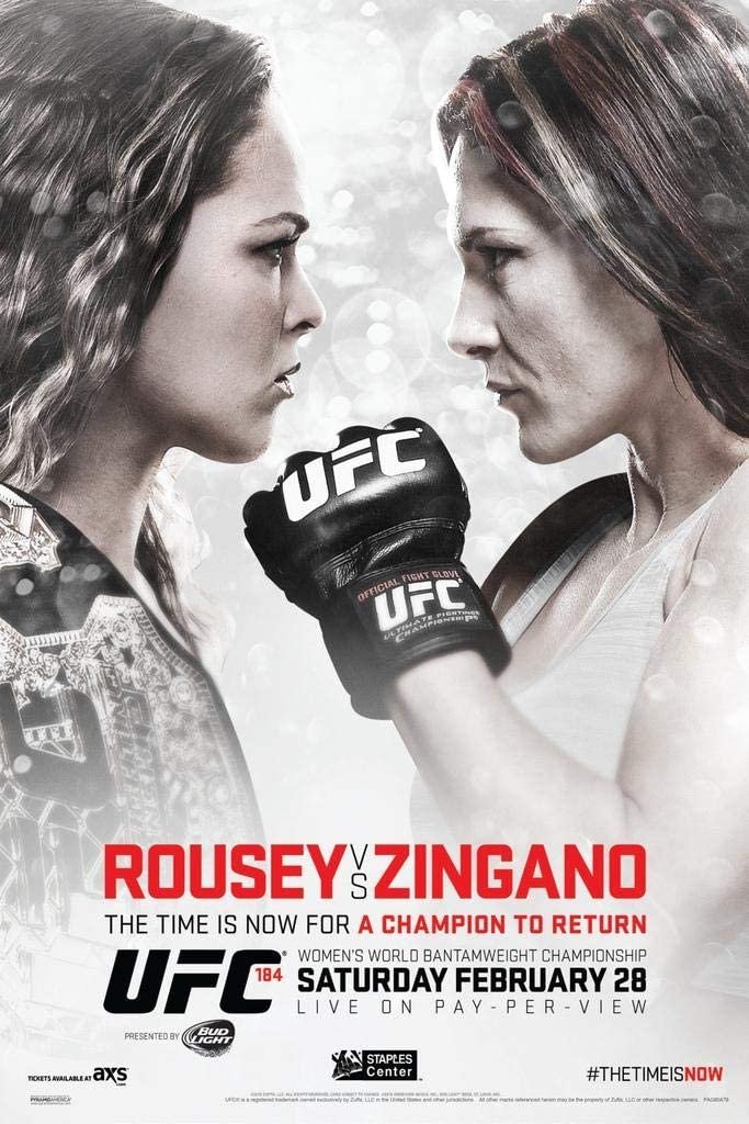 UFC 184 Rousey Vs. Zingano Keychain