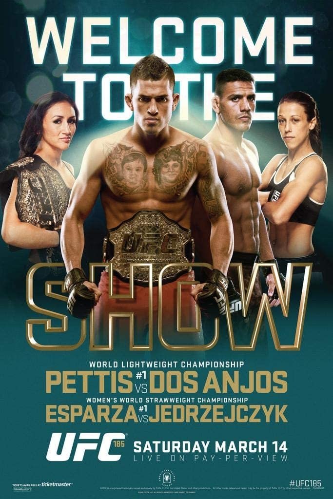 UFC 185 Pettis Vs. Dos Anjos Poster Print