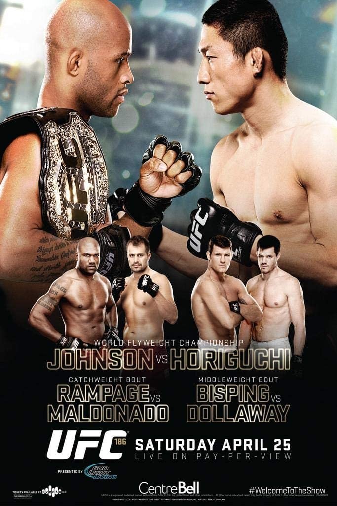 UFC 186 Johnson Vs. Horiguchi Keychain
