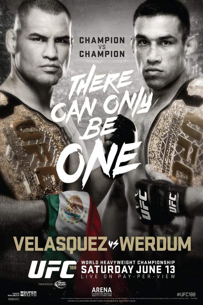 UFC 188 Velasquez Vs. Werdum Keychain