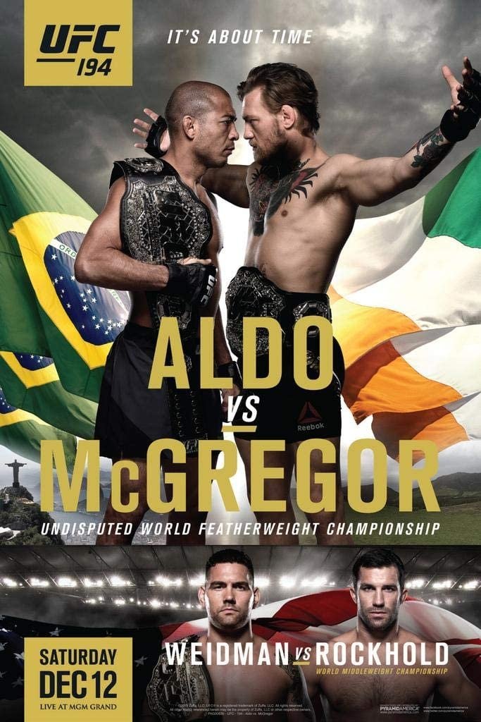 UFC 194 Aldo Vs. Mcgregor Jigsaw Puzzle