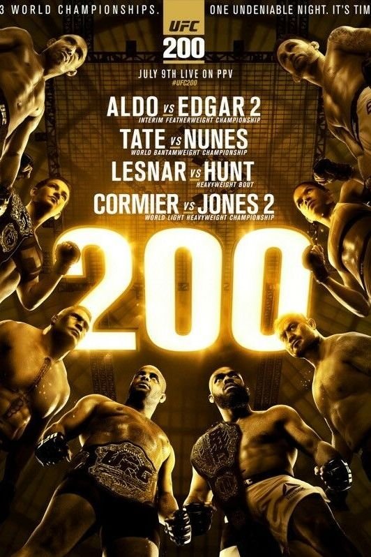 UFC 200 Tate Vs. Nunes Poster Print
