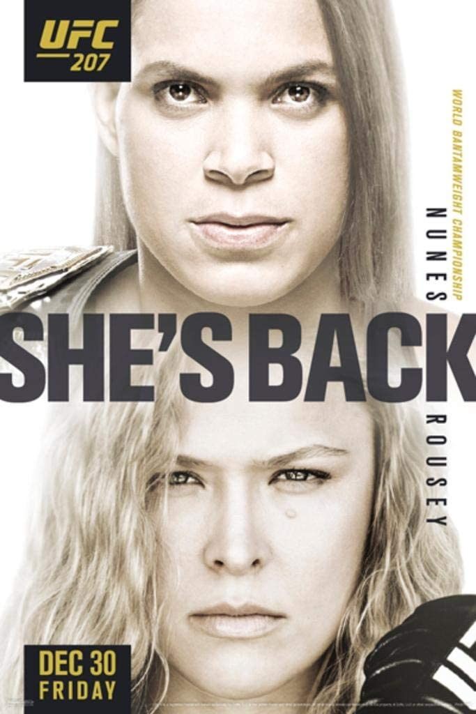 UFC 207 Nunes Vs. Rousey Keychain