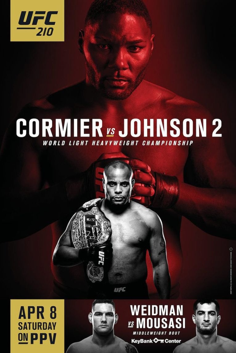 UFC 210 Cormier Vs. Johnson 2 Keychain