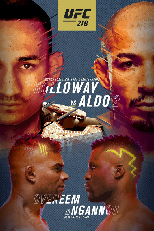 UFC 218 Holloway Vs. Aldo 2 Keychain