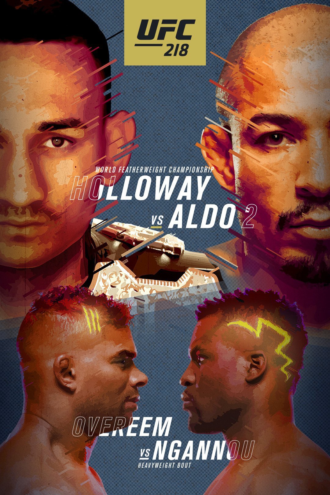 UFC 218 Holloway Vs. Aldo 2 Magnet