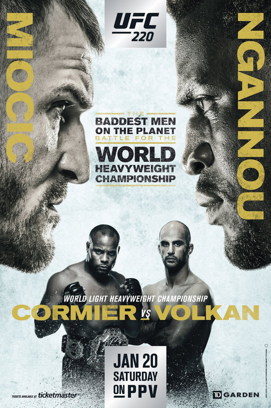UFC 220 Miocic Vs. Ngannou Keychain
