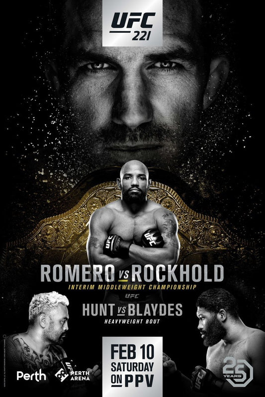 UFC 221 Romero Vs. Rockhold Keychain