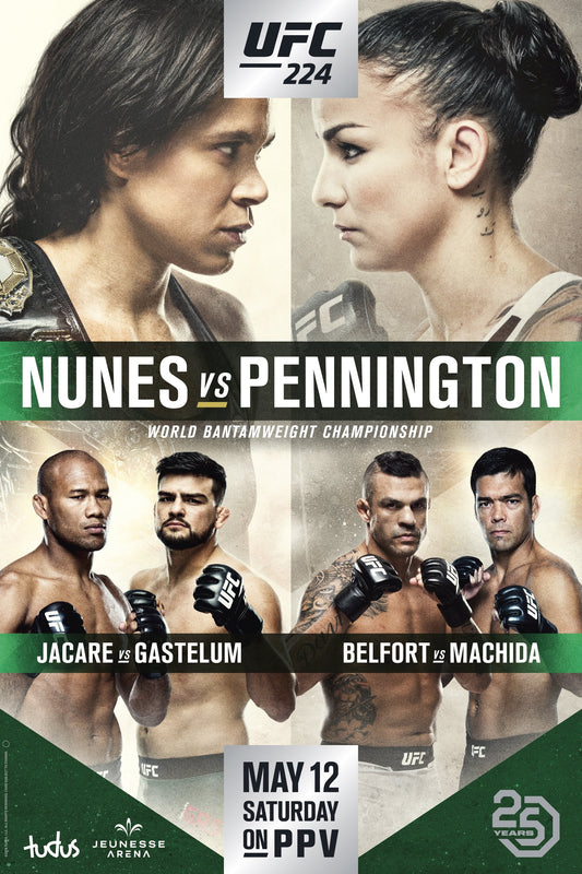 UFC 224 Nunes Vs. Pennington Poster Print
