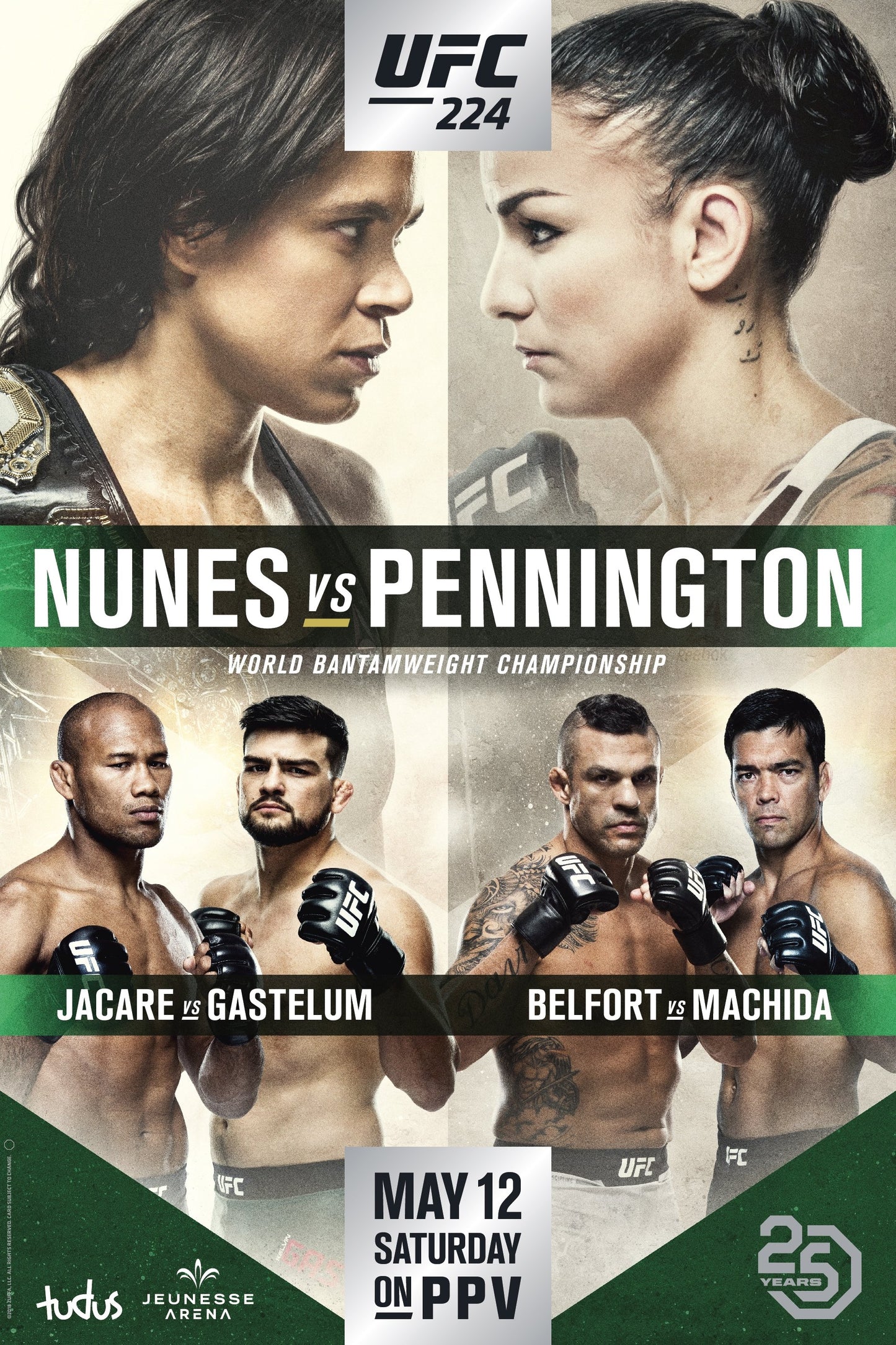 UFC 224 Nunes Vs. Pennington Keychain