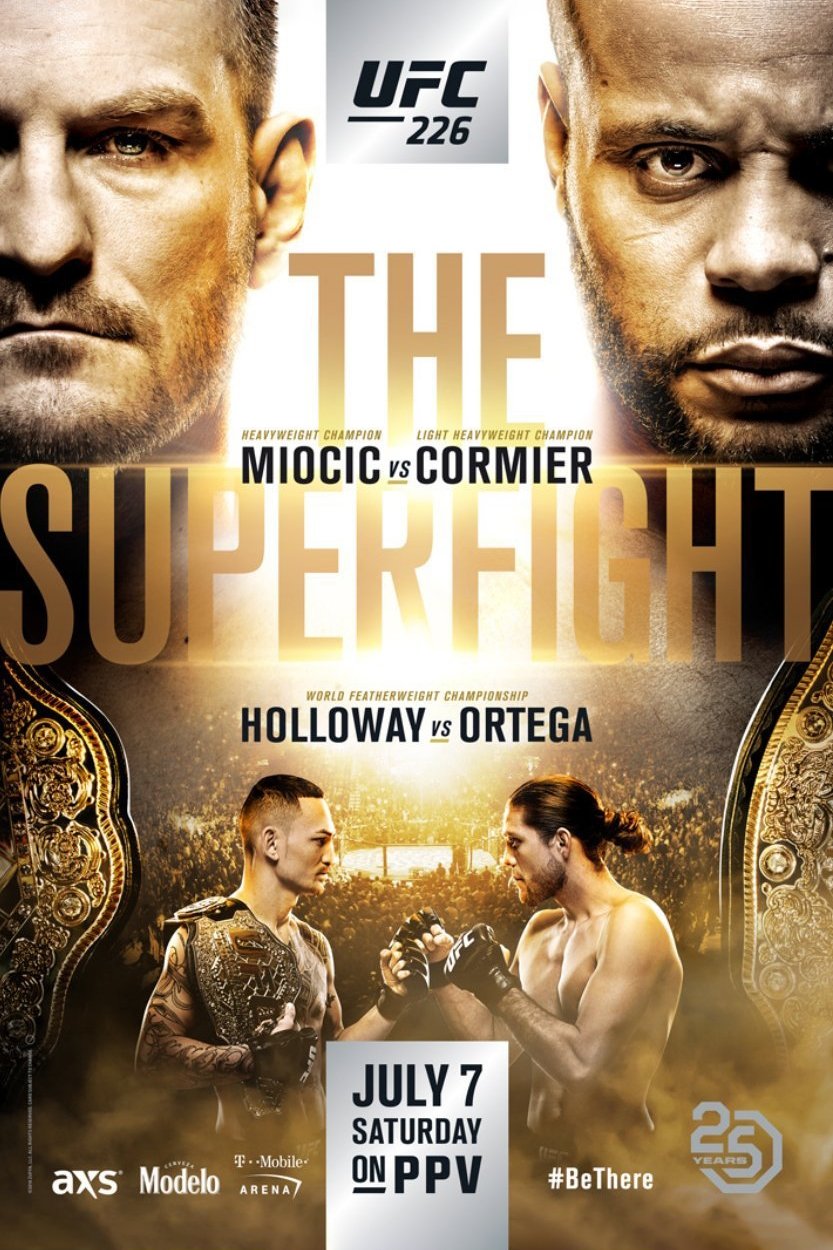 UFC 226 Miocic Vs. Cormier Poster Print