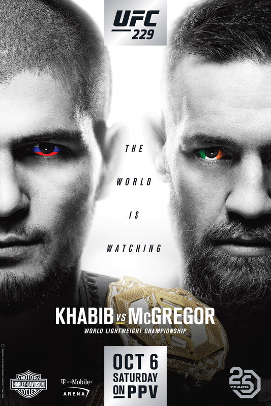 UFC 229 Khabib Vs. Mcgregor Poster Print