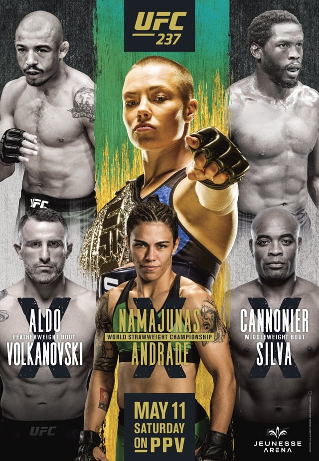 UFC 237 Namajunas Vs. Andrade Keychain