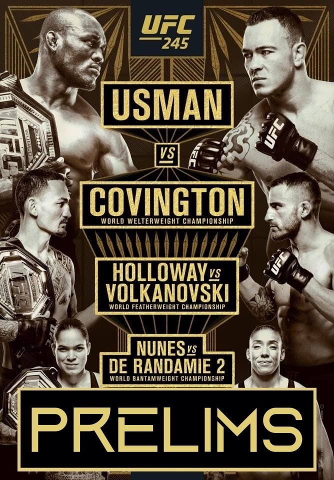 UFC 245 Usman Vs. Covington Prelims Jigsaw Puzzle