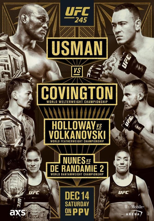 UFC 245 Usman Vs. Covington Jigsaw Puzzle