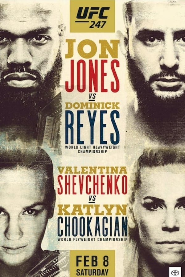 UFC 247 Jones Vs. Reyes Keychain