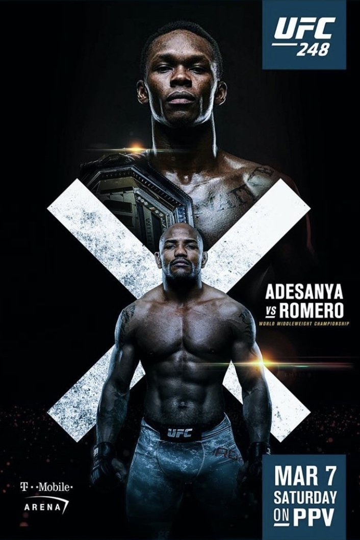 UFC 248 Adesanya Vs. Romero Keychain