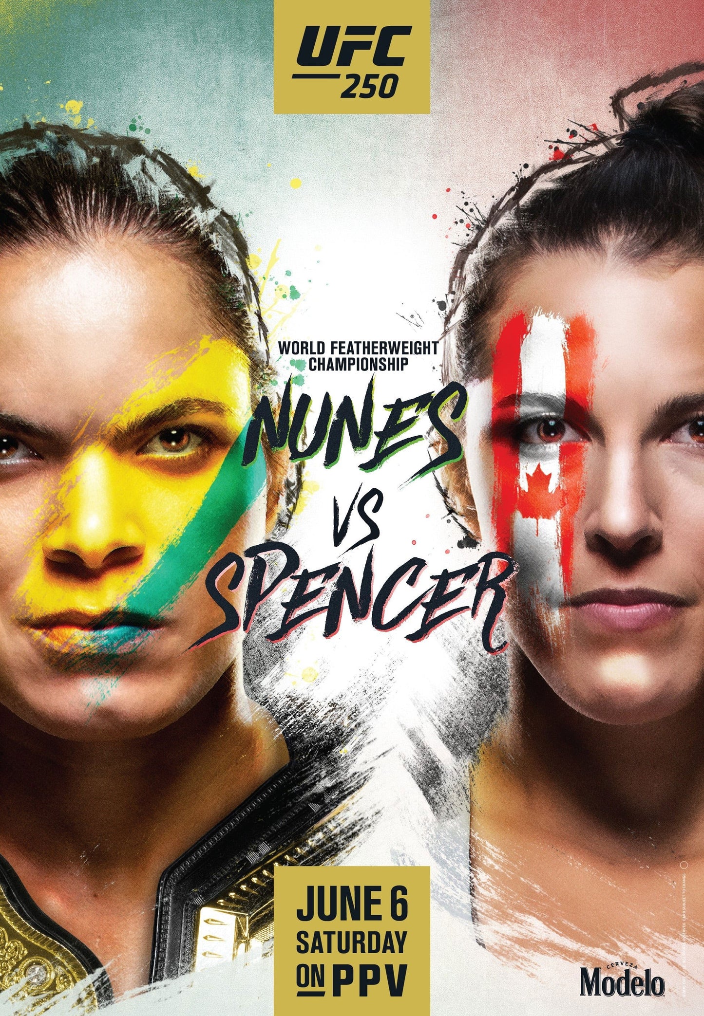 UFC 250 Nunes Vs. Spencer Prelims Keychain