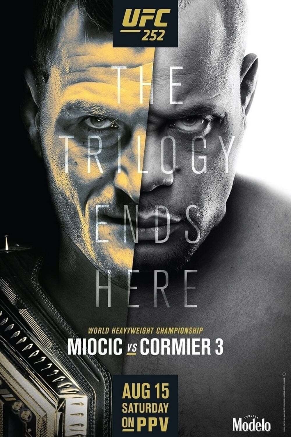 UFC 252 Miocic Vs. Cormier 3 Keychain