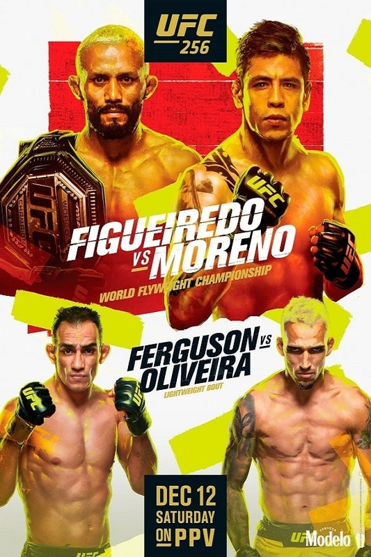 UFC 256 Figueiredo Vs. Moreno Keychain