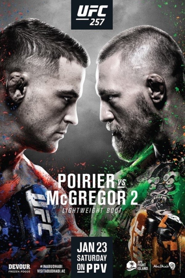UFC 257 Poirier Vs. Mcgregor 2 Poster Print