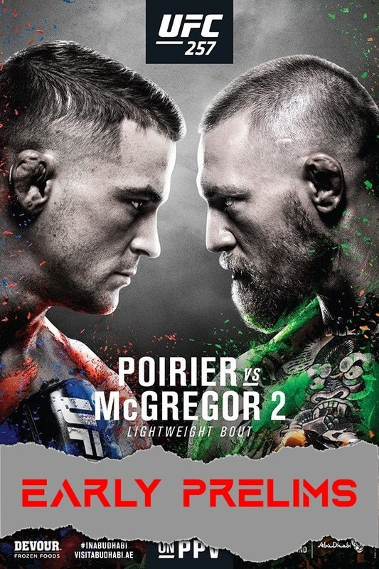 UFC 257 Poirier Vs. Mcgregor 2 Early Prelims Jigsaw Puzzle
