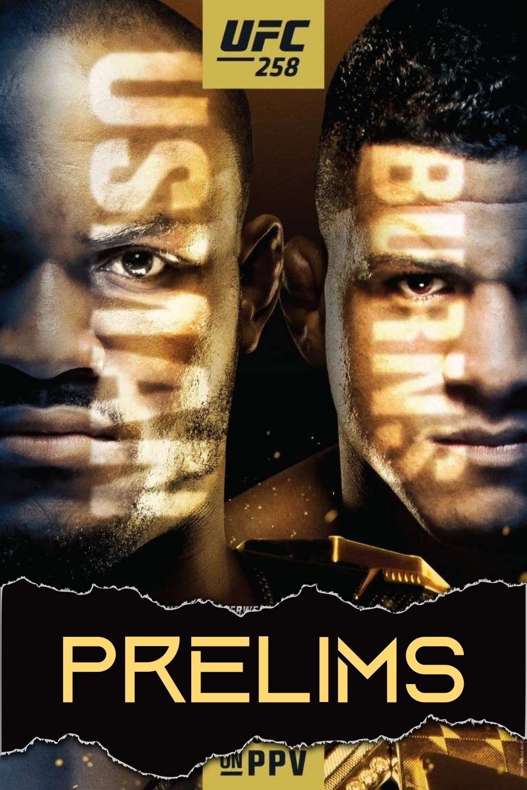 UFC 258 Usman Vs. Burns Prelims Keychain
