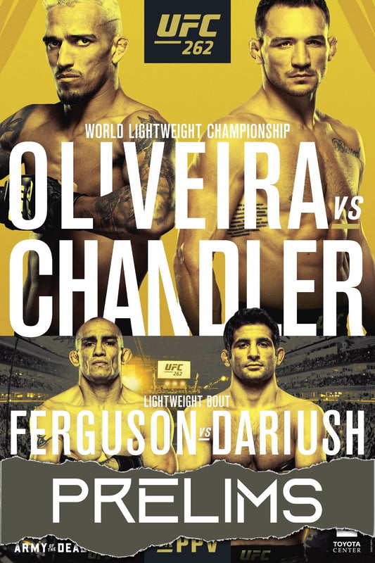 UFC 262 Oliveira Vs. Chandler Prelims Poster Print