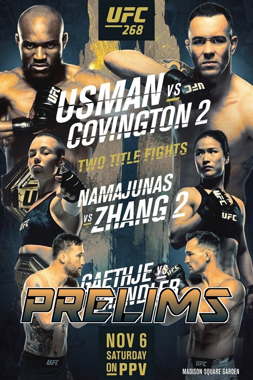 UFC 268 Usman Vs. Covington 2 Prelims Magnet