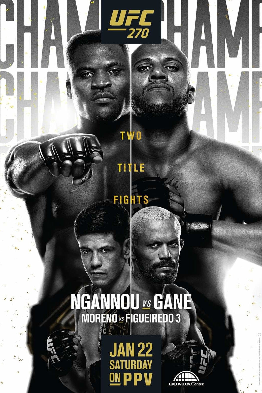 UFC 270 Ngannou Vs. Gane Jigsaw Puzzle