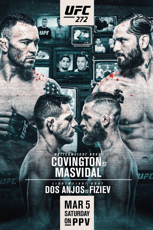 UFC 272 Covington Vs. Masvidal Poster Print