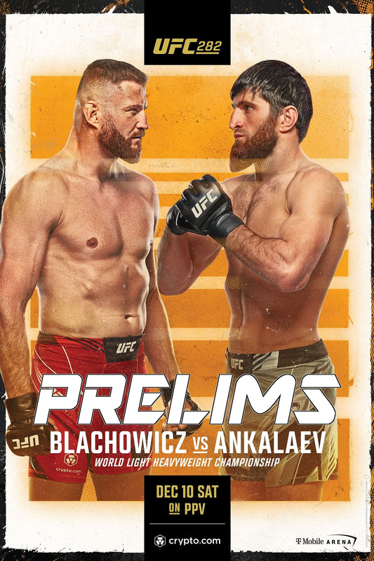 UFC 282 Blachowicz Vs. Ankalaev Prelims Poster Print